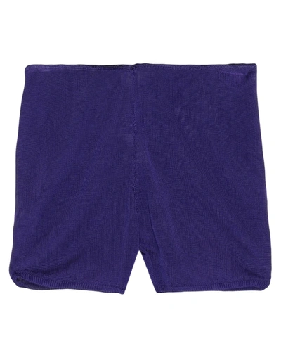 Akep Woman Shorts & Bermuda Shorts Purple Size 4 Viscose In Purple