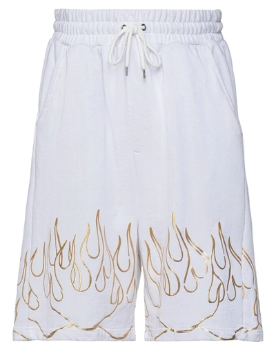 Shop Ihs Man Shorts & Bermuda Shorts White Size L Cotton