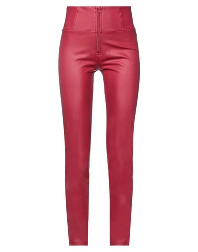 Shop Freddy Wr.up® Freddy Wr. Up Woman Pants Red Size S Polyester, Elastane