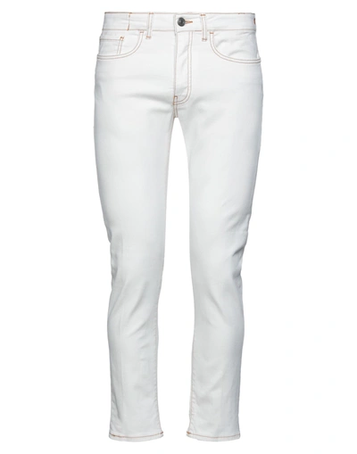 Shop Low Brand Man Jeans White Size 29 Cotton, Elastane