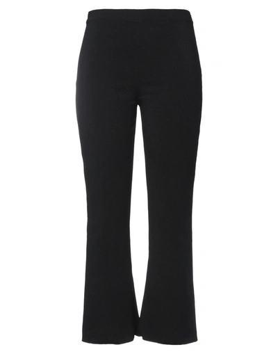Shop Akep Woman Pants Black Size 8 Polyester, Elastane