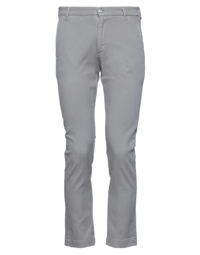 Shop Grey Daniele Alessandrini Man Pants Grey Size 30 Cotton, Elastane