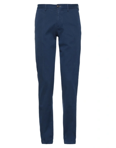 Shop Henry Cotton's Pants In Dark Blue