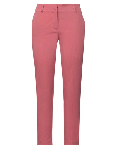 Shop Kontatto Woman Pants Pastel Pink Size S Polyester, Viscose, Elastane