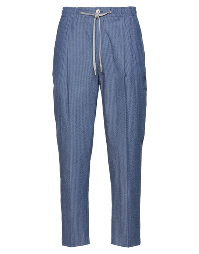 Shop Obvious Basic Pants In Slate Blue