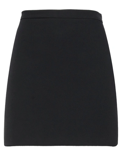 Shop Frankie Morello Woman Mini Skirt Black Size 8 Polyester, Elastane