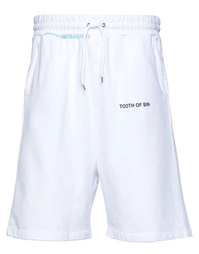 Shop Ihs Man Shorts & Bermuda Shorts White Size Xl Cotton