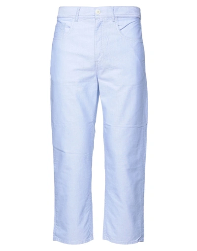 Shop Haikure Man Pants Sky Blue Size 33 Cotton