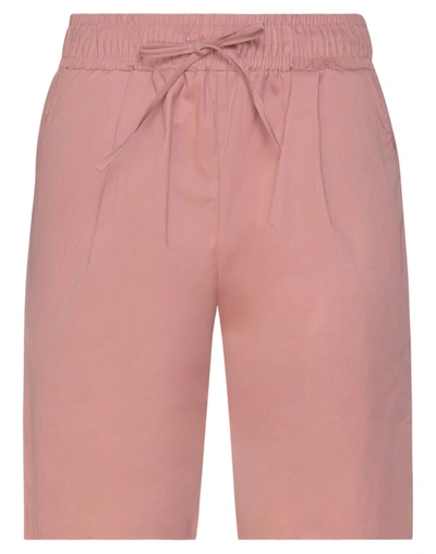 Shop Family First Milano Man Shorts & Bermuda Shorts Pastel Pink Size Xs Cotton