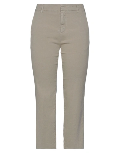 Shop Dondup Woman Pants Beige Size 31 Linen, Lyocell, Elastane