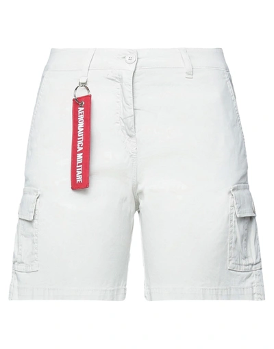 Aeronautica Militare Shorts & Bermuda Shorts In Light Grey