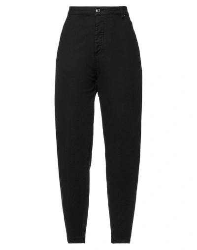 Shop True Nyc Woman Pants Black Size 28 Cotton, Linen, Elastane