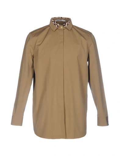 Shop Givenchy Shirts In Beige