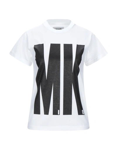 Shop Miko Miko Woman T-shirt White Size L Cotton