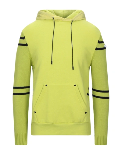 Shop Pmds Premium Mood Denim Superior Man Sweatshirt Acid Green Size L Merino Wool, Acrylic, Cotton, Elas