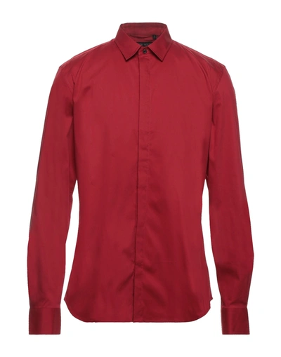 Shop Antony Morato Shirts In Brick Red