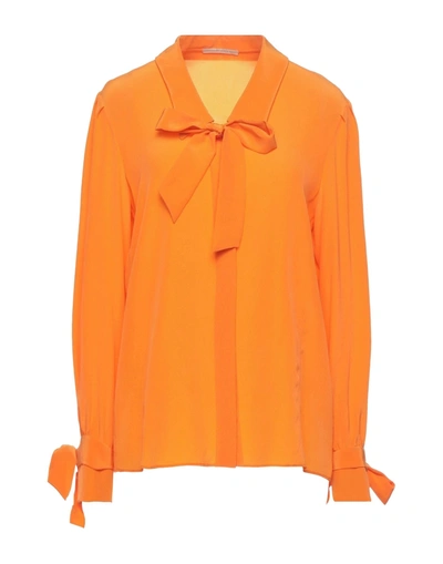 Shop Marco De Vincenzo Shirts In Orange