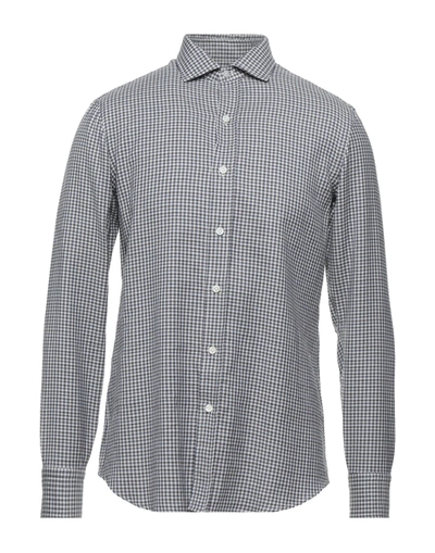 Shop Salvatore Piccolo Shirts In Ivory