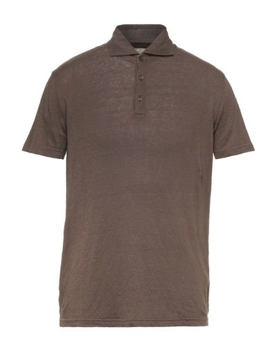 Shop Jeordie's Polo Shirts In Khaki