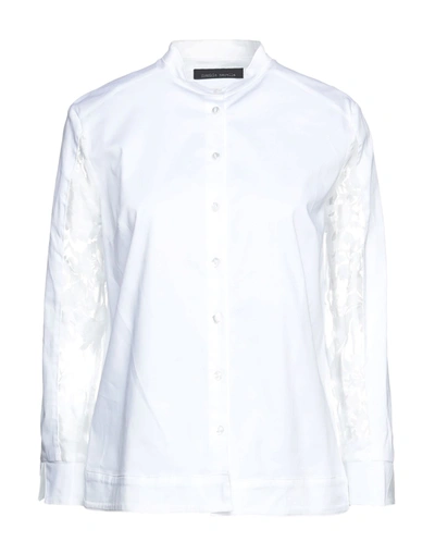 Shop Frankie Morello Shirts In White