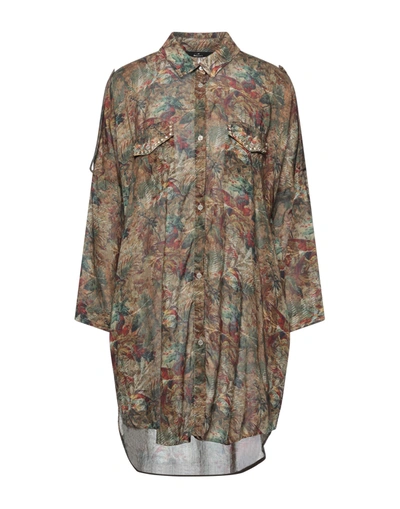 Shop Mason's Woman Shirt Military Green Size 2 Lyocell
