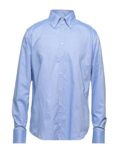 Shop Gmf 965 Man Shirt Sky Blue Size 17 ¾ Cotton