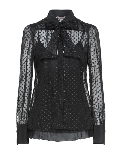 Shop Caliban Woman Shirt Black Size 6 Polyester, Silk, Viscose