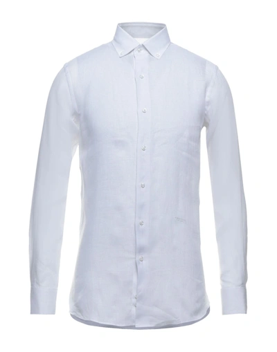 Shop Scervino Street Ermanno Scervino Man Shirt White Size 15 ½ Linen