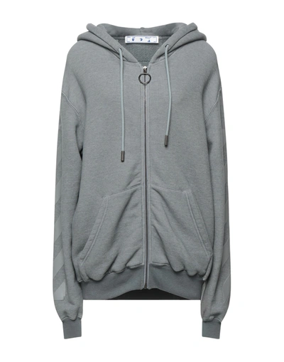 Shop Off-white &trade; Sweatshirts In Grey
