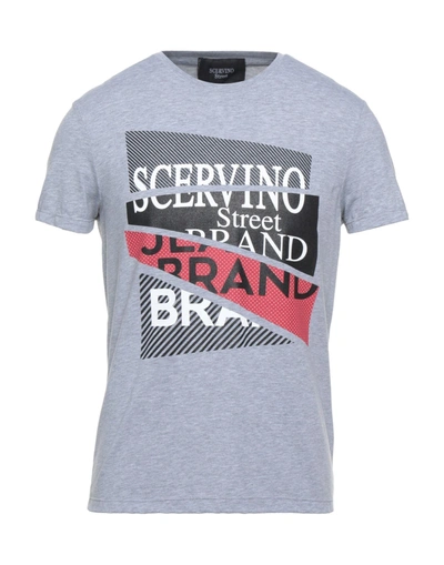 Shop Scervino Street T-shirts In Grey