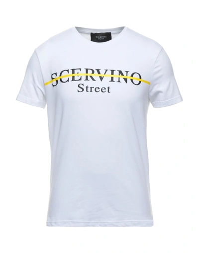 Shop Scervino Street Ermanno Scervino Man T-shirt White Size Xxl Cotton, Elastane