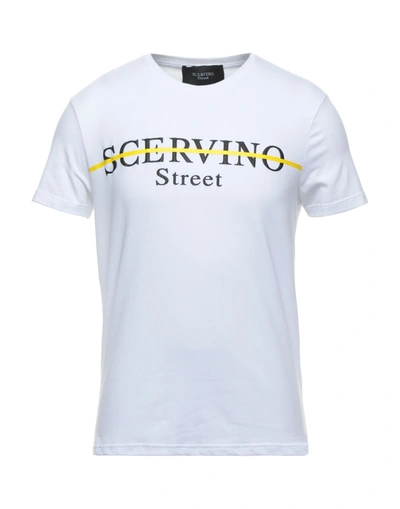 Scervino Street Ermanno Scervino Man T-shirt White Size Xl Cotton, Elastane In White