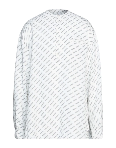 Shop Ambush Man Shirt Ivory Size 2 Viscose, Polyester In White