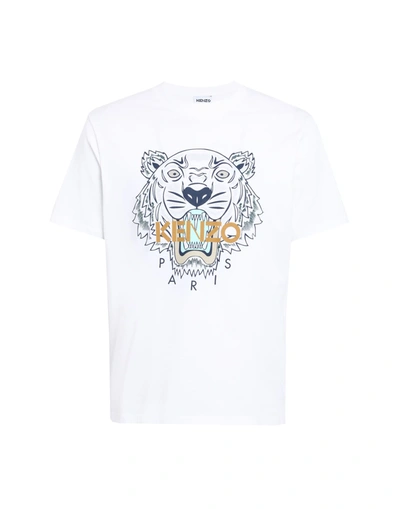 Shop Kenzo T-shirts In White