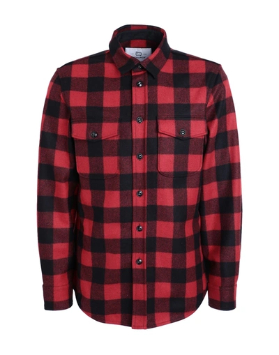 Shop Woolrich Shirts In Red