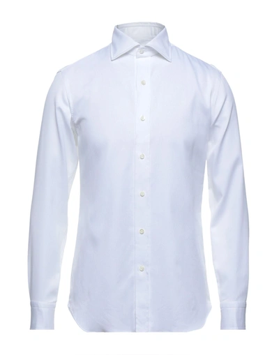 Shop Salvatore Piccolo Shirts In White