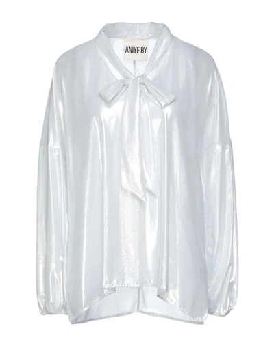 Shop Aniye By Woman Top Light Grey Size M Polyester