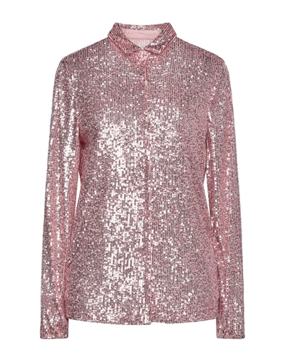 Shop Be Blumarine Woman Shirt Pink Size 6 Polyamide