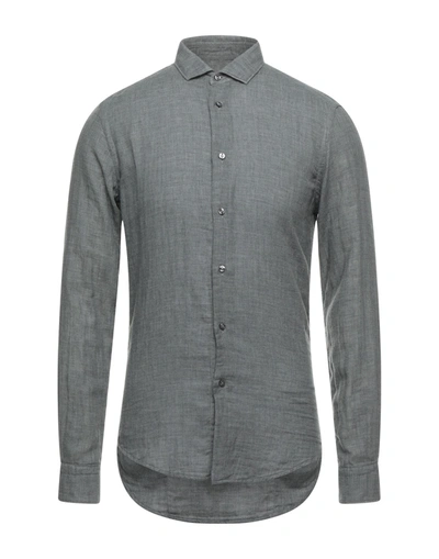 Shop Brian Dales Shirts In Grey