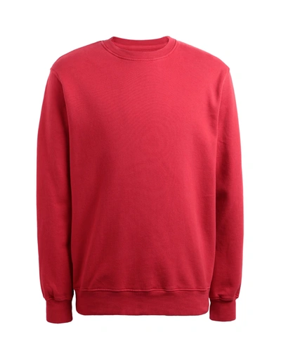 Shop Colorful Standard Man Sweatshirt Red Size S Organic Cotton