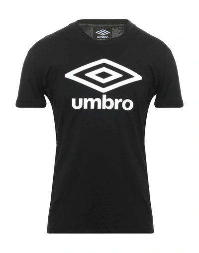 Shop Umbro Man T-shirt Black Size M Cotton