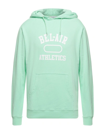 Shop Bel-air Athletics Man Sweatshirt Light Green Size Xs Cotton
