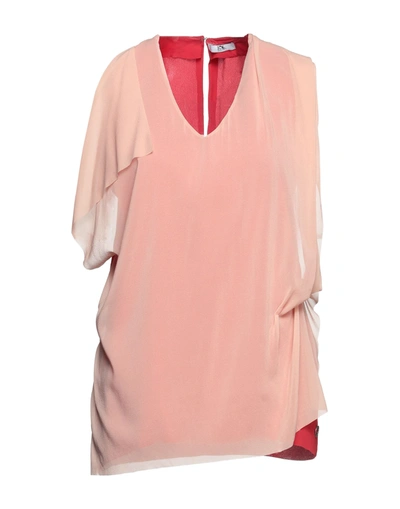 Shop Ice Iceberg Woman Top Blush Size 6 Acetate, Silk, Elastane In Pink
