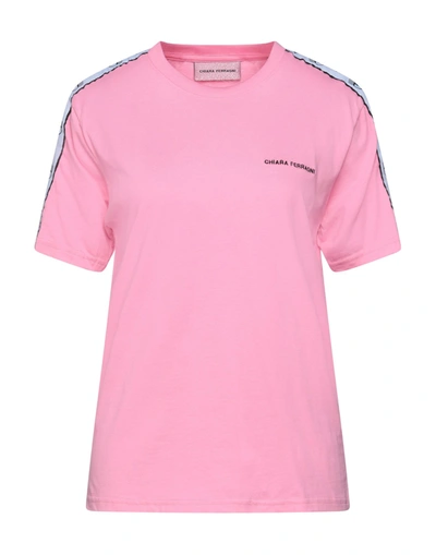 Shop Chiara Ferragni T-shirts In Pink