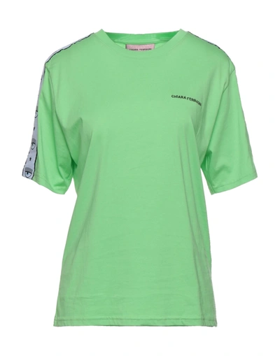 Shop Chiara Ferragni T-shirts In Green