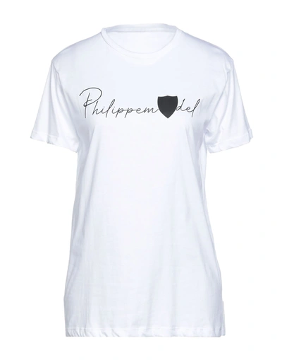Philippe Model T-shirts In White | ModeSens