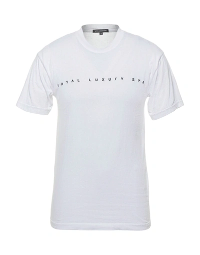 Shop Total Luxury Spa Man T-shirt White Size Xl Cotton