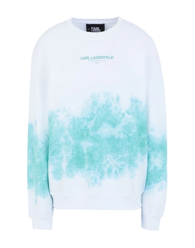 Karl Lagerfeld Sweatshirts In Green