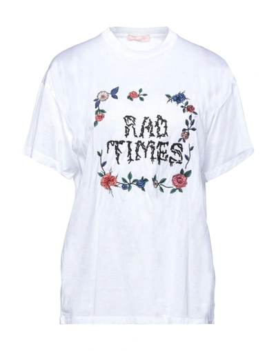 Shop Drome Woman T-shirt White Size M Cotton