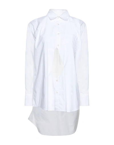 Shop Wright Le Chapelain Woman Shirt White Size 6 Organic Cotton